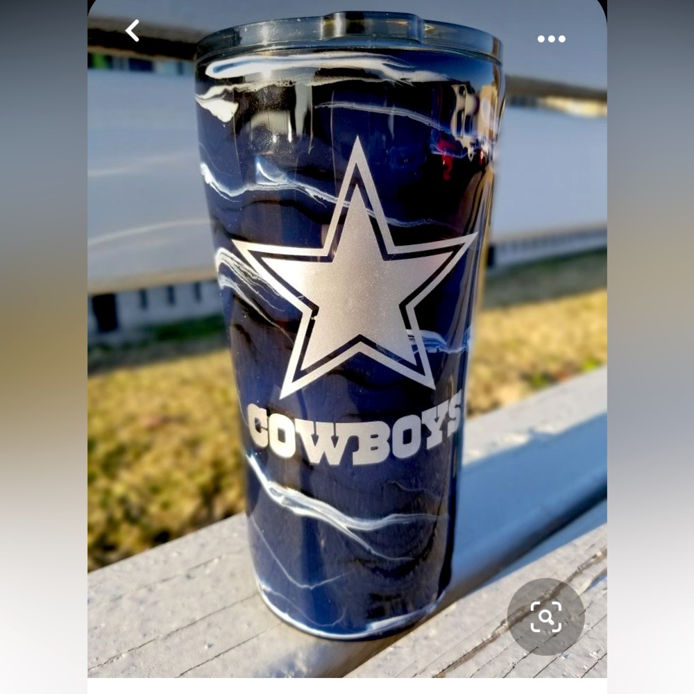 Custom made Cowboys Tumbler